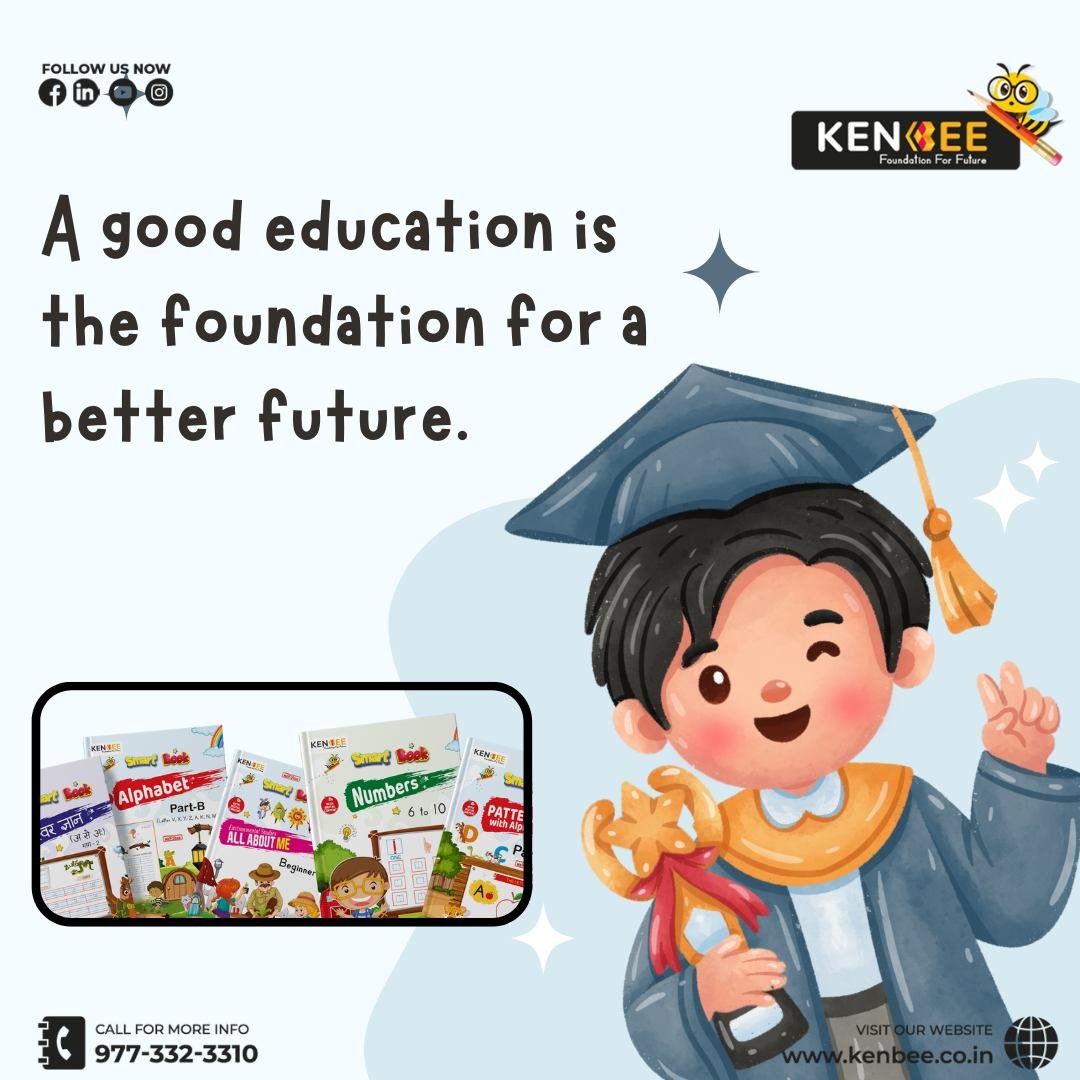 Quality education today, a bright future tomorrow! #kenbeebooks #educationmatters #kenbeeedutech #preschoolactivities #earlychildhoodeducation