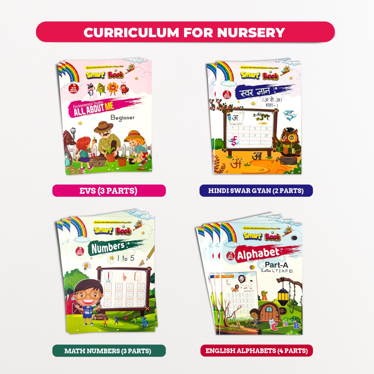 Kenbee Sample Pre-school Book set for Nursery